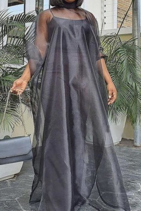 Aaliyah Layered Dress - S / Black - Clothing