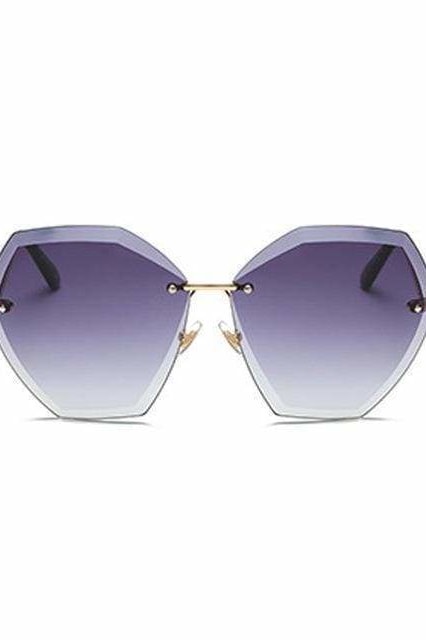 Acrylic Gradient Sunglasses - Sunglasses