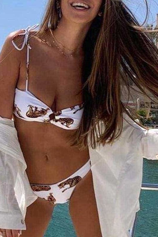 Andie Leopard Bikini Set - Swimwear