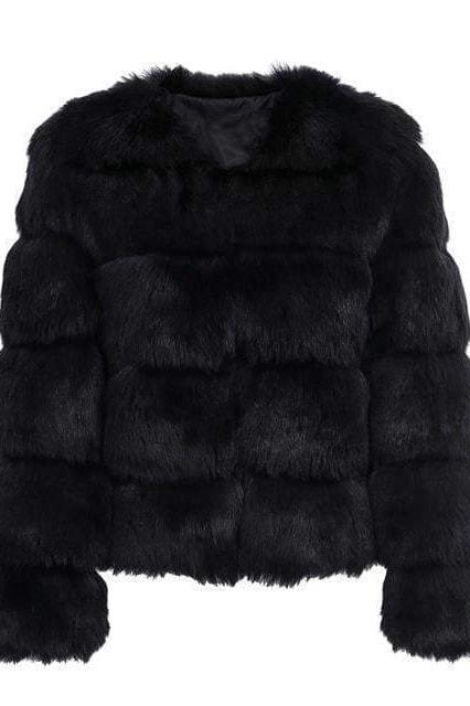 Arctic Faux Fur Coat - Jackets