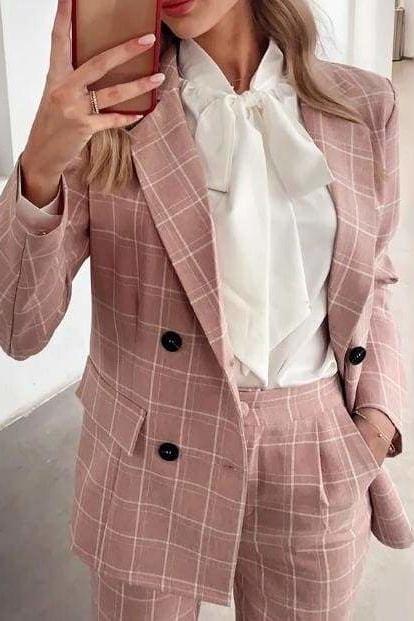 Beatrice Blazer Set - Clothing