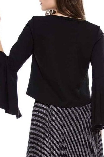 Belle Zipper Blouse - Tops