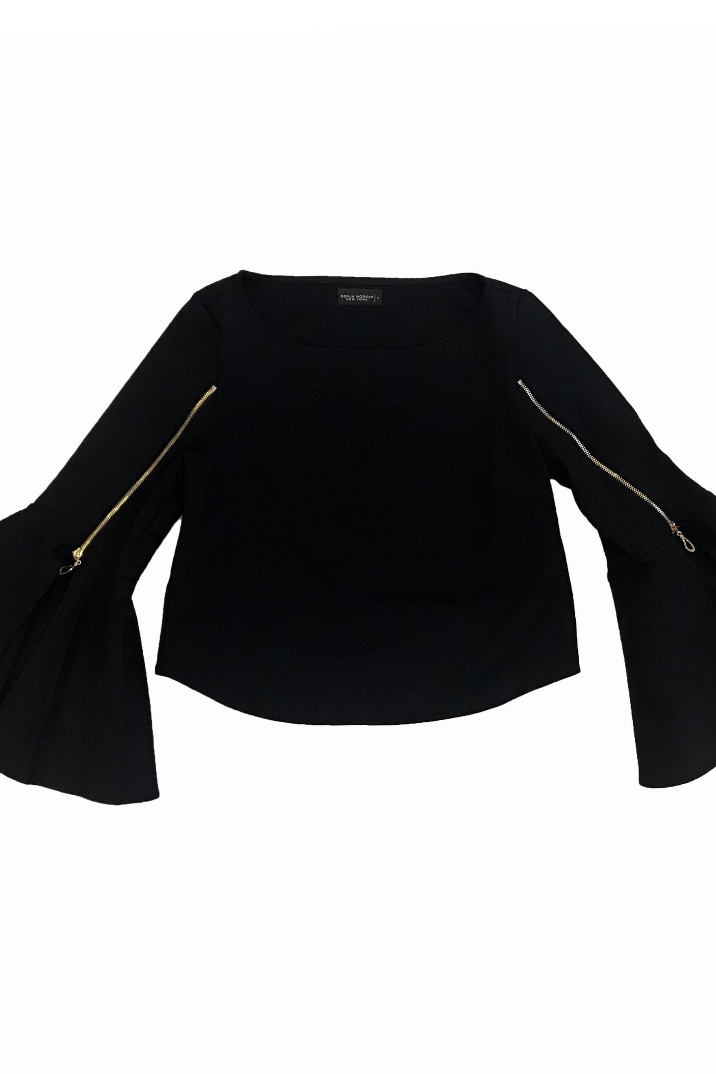 Belle Zipper Blouse - Tops