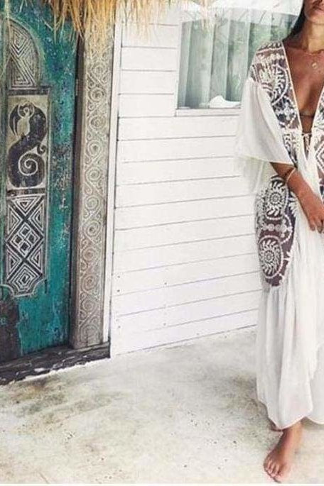 Blair Lace Cover Up - Cover-Ups