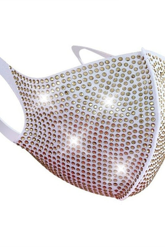 Reusable Diamonds Unisex Adult Women Reuse Anime Funny and cute Bling Solid expression masks Cosplay Costume Accessories