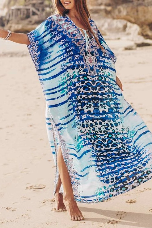 Blue Lagoon Cover Up - Cover-Ups