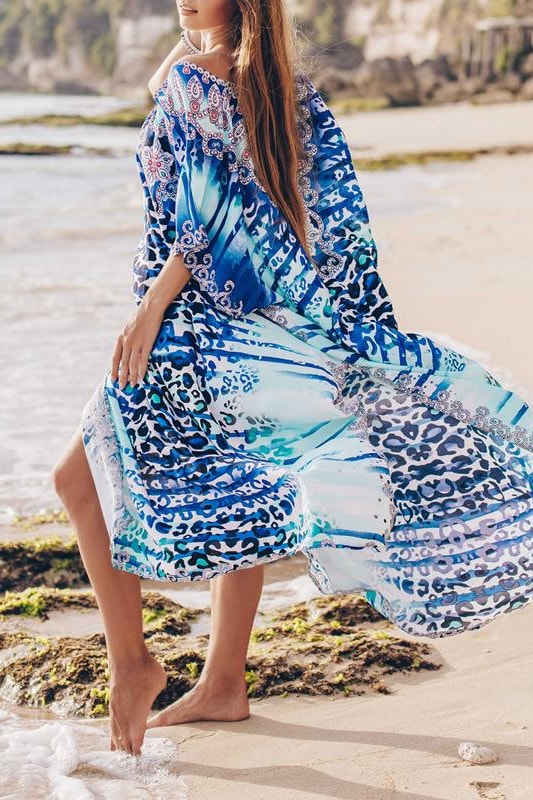 Blue Lagoon Cover Up - Cover-Ups