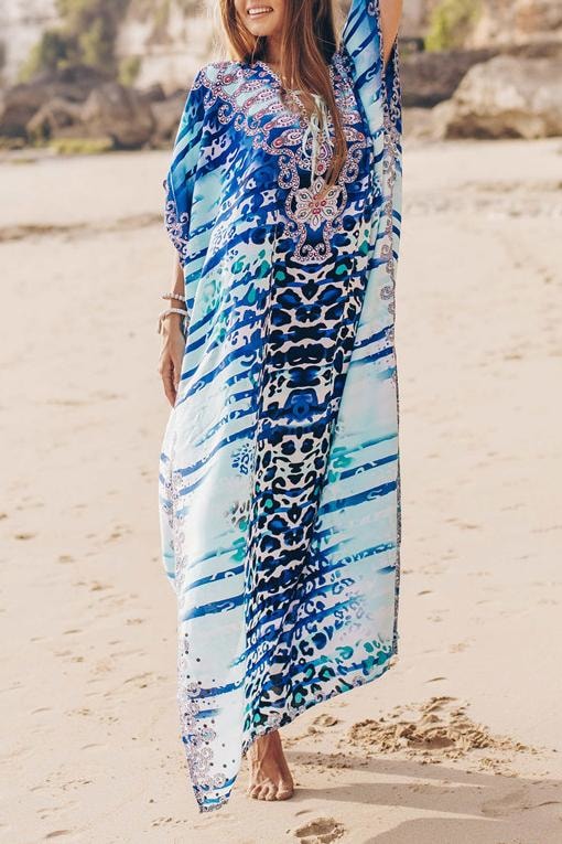 Blue Lagoon Cover Up - Cover-Ups