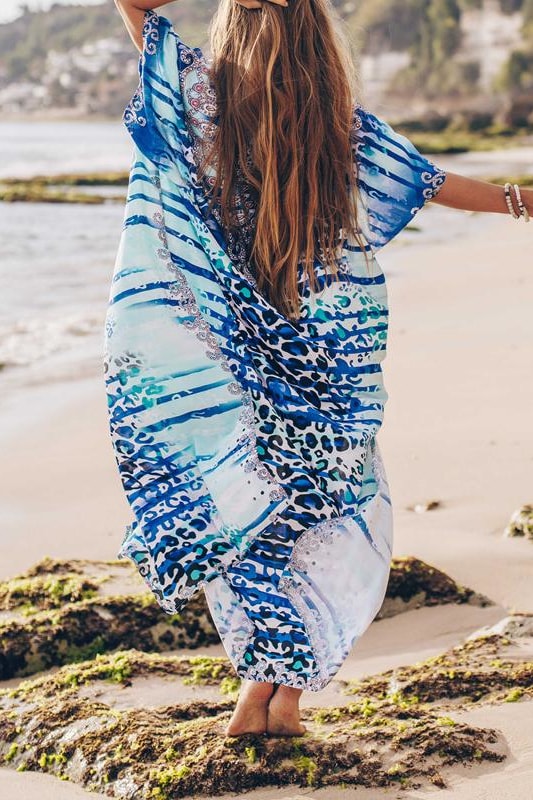 Blue Lagoon Cover Up - Cover-Ups