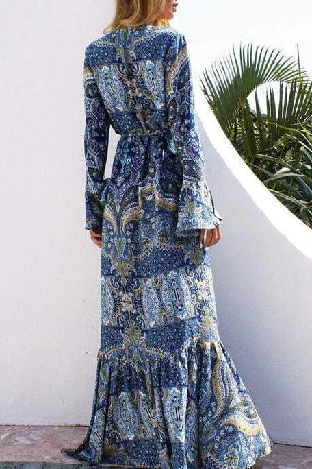 Bohemian Cover Up Dress - Cover-Ups