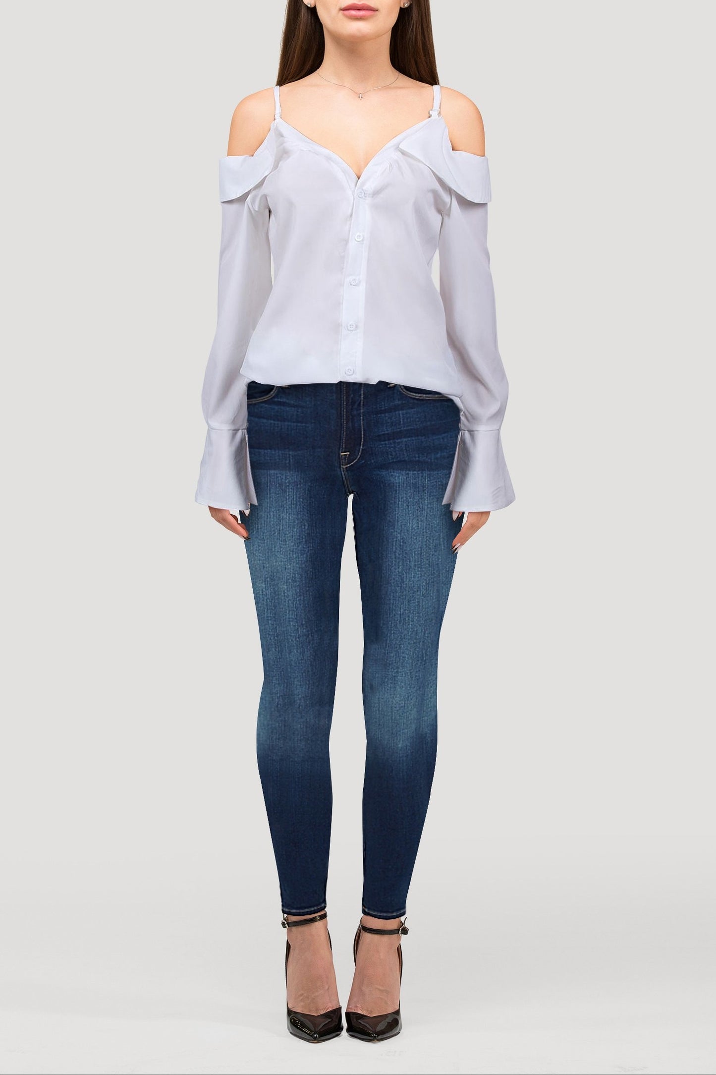 Brenda Off Shoulder Top - XXL / White - Clothing