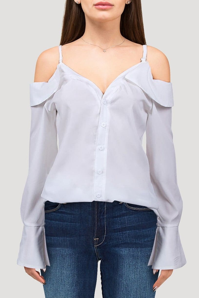 Brenda Off Shoulder Top - XXL / White - Clothing