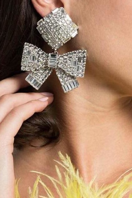 Brinley Bow Earrings - Jewelry