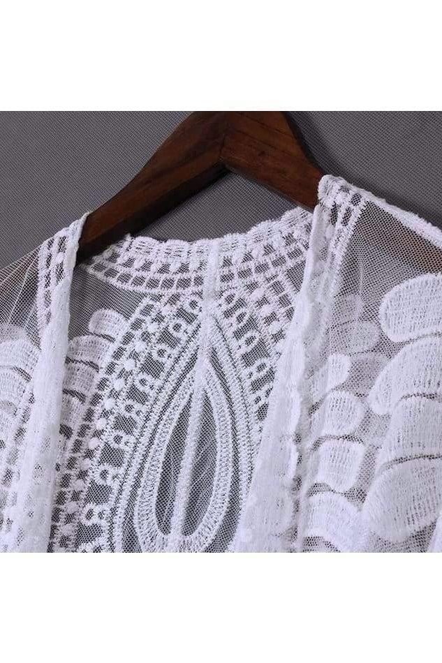 Capri Embroidered Cover-Up - Cover-Ups