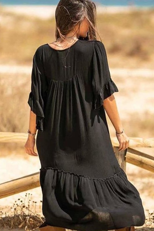 Carissa Ruffle Cover Up - Clothing