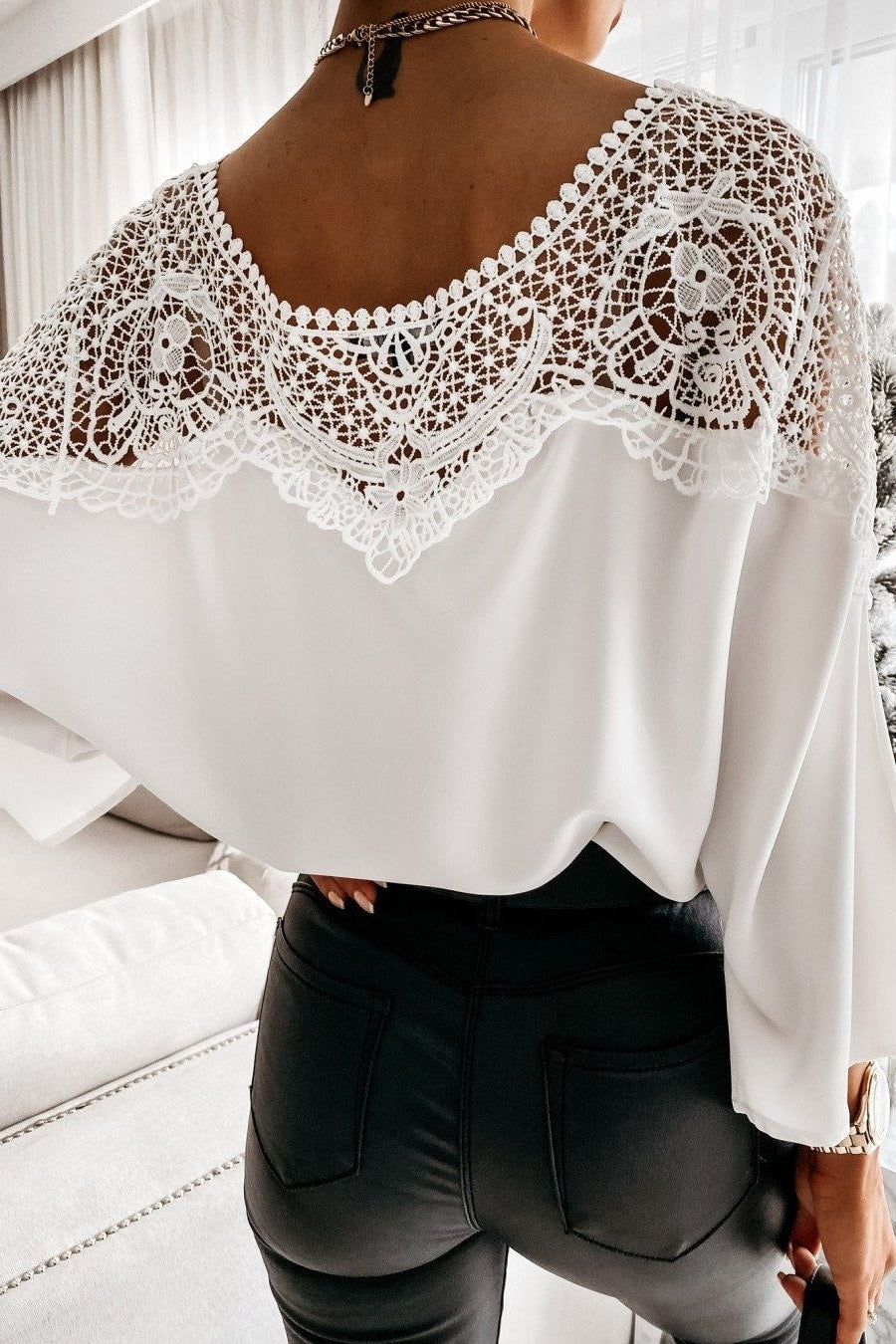 Carolina Lace Top - Tops
