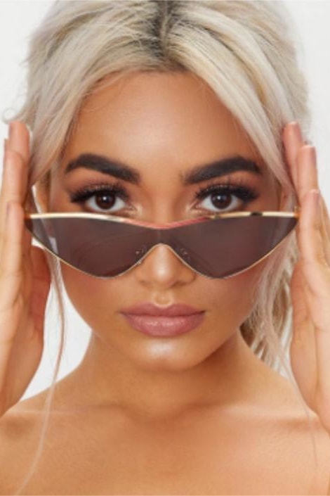 Cat Eye Aviators - Sunglasses