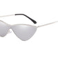 Cat Eye Aviators - Silver - Sunglasses