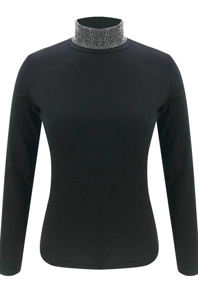 Crystal Turtleneck - Clothing