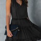 Colette Ruffle Dress - Black / XXL - Clothing