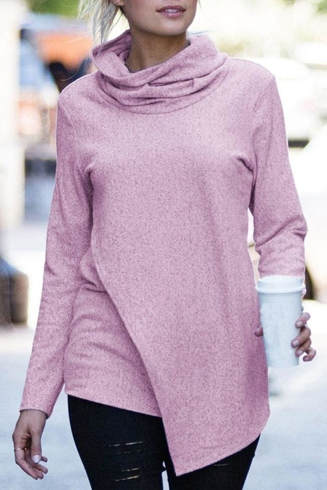Cozy Turtleneck Tunic - Clothing