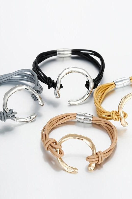 Crescent Stone Bracelet - Jewelry