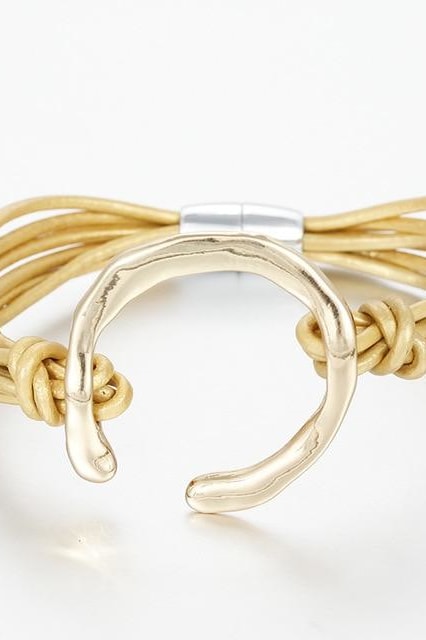 Crescent Stone Bracelet - Jewelry