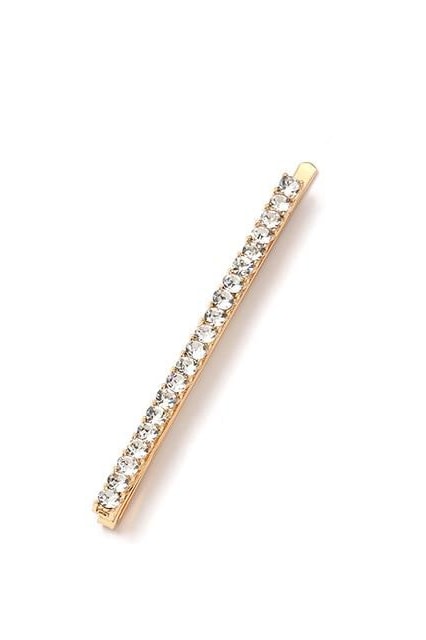 Crystal Barrettes - Gold - Hair