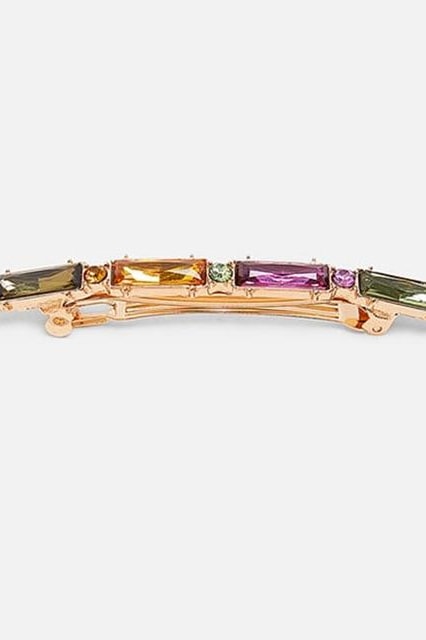 Crystal Barrettes - Pink - Hair