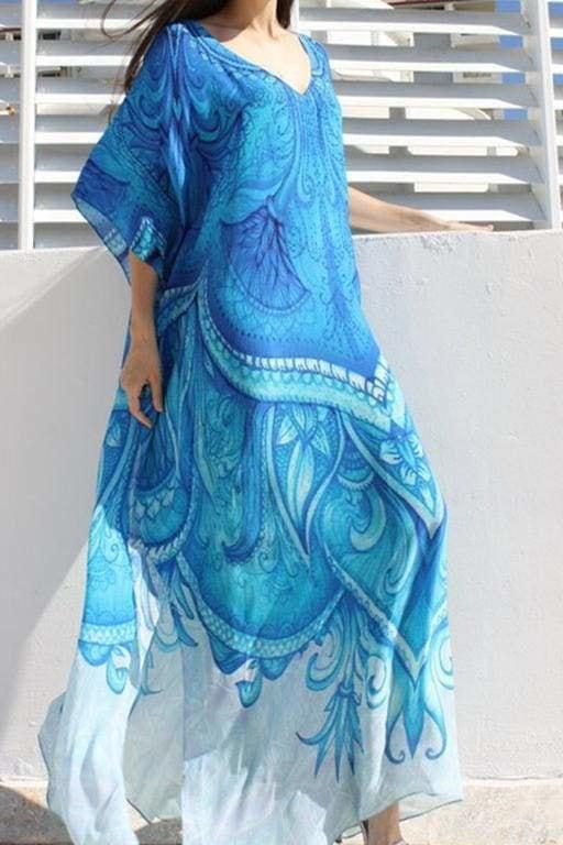 Deep Blue Sea Cover Up - Cover-Ups