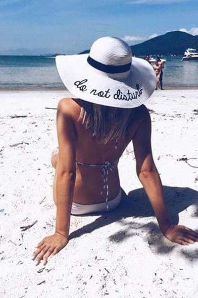 Do Not Disturb Hat - White - Hats