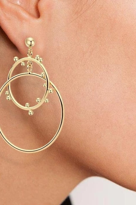 Emerson Gold Hoop Earrings - Jewelry