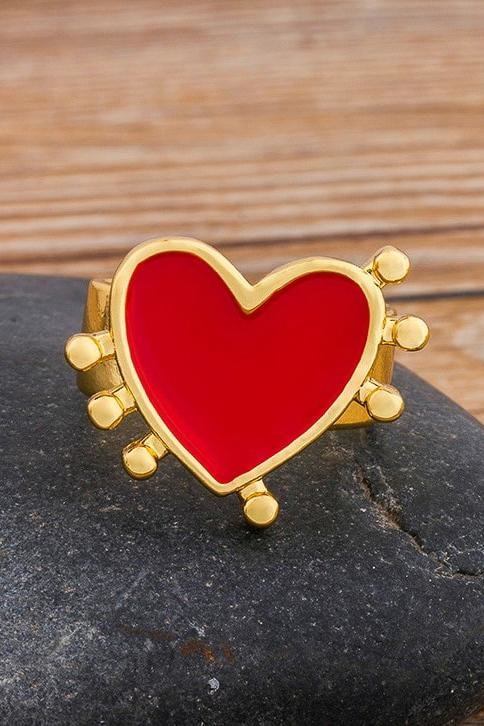 Evil Eye Adjustable Ring - Jewelry