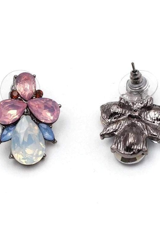 Gemstone Stud Earrings - Jewelry