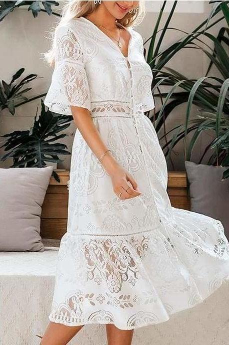 Gianna Vineyard Dress - Clothing