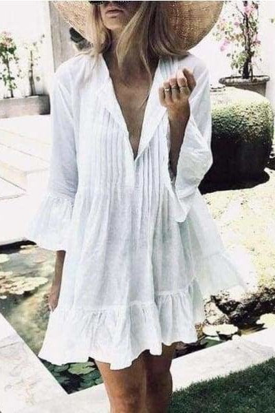 Go With The Flow Cover Up - Clothing