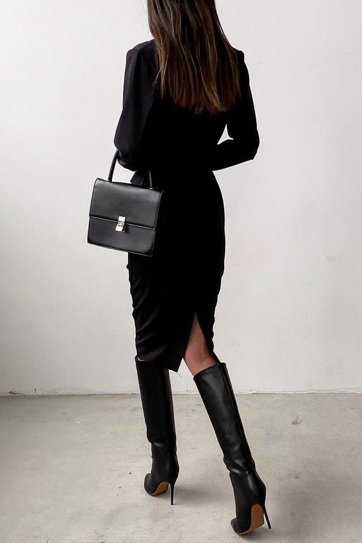 Hazel Midi Dress - Clothing