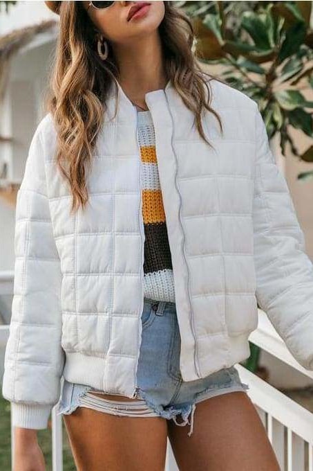 Igloo Puffer Jacket - White / S - Jackets