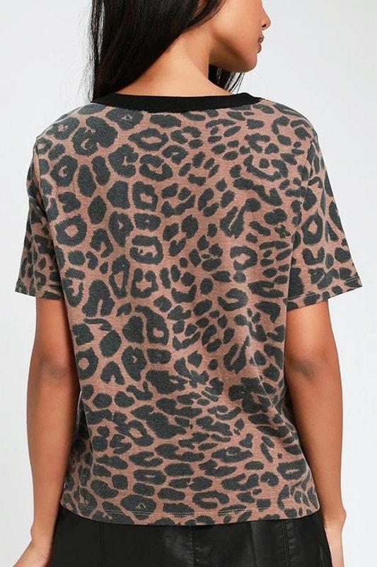 IMPORT Leda Leopard Top
