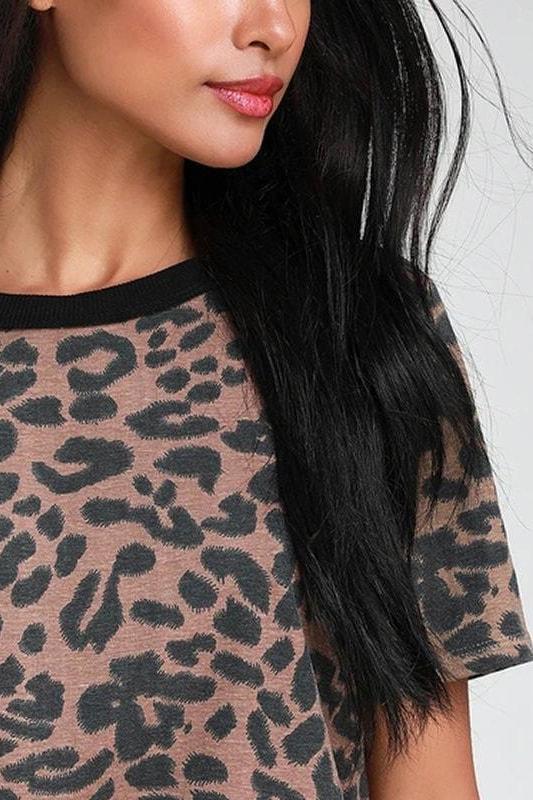 IMPORT Leda Leopard Top