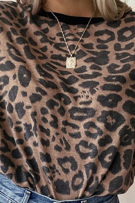 IMPORT Leda Leopard Top