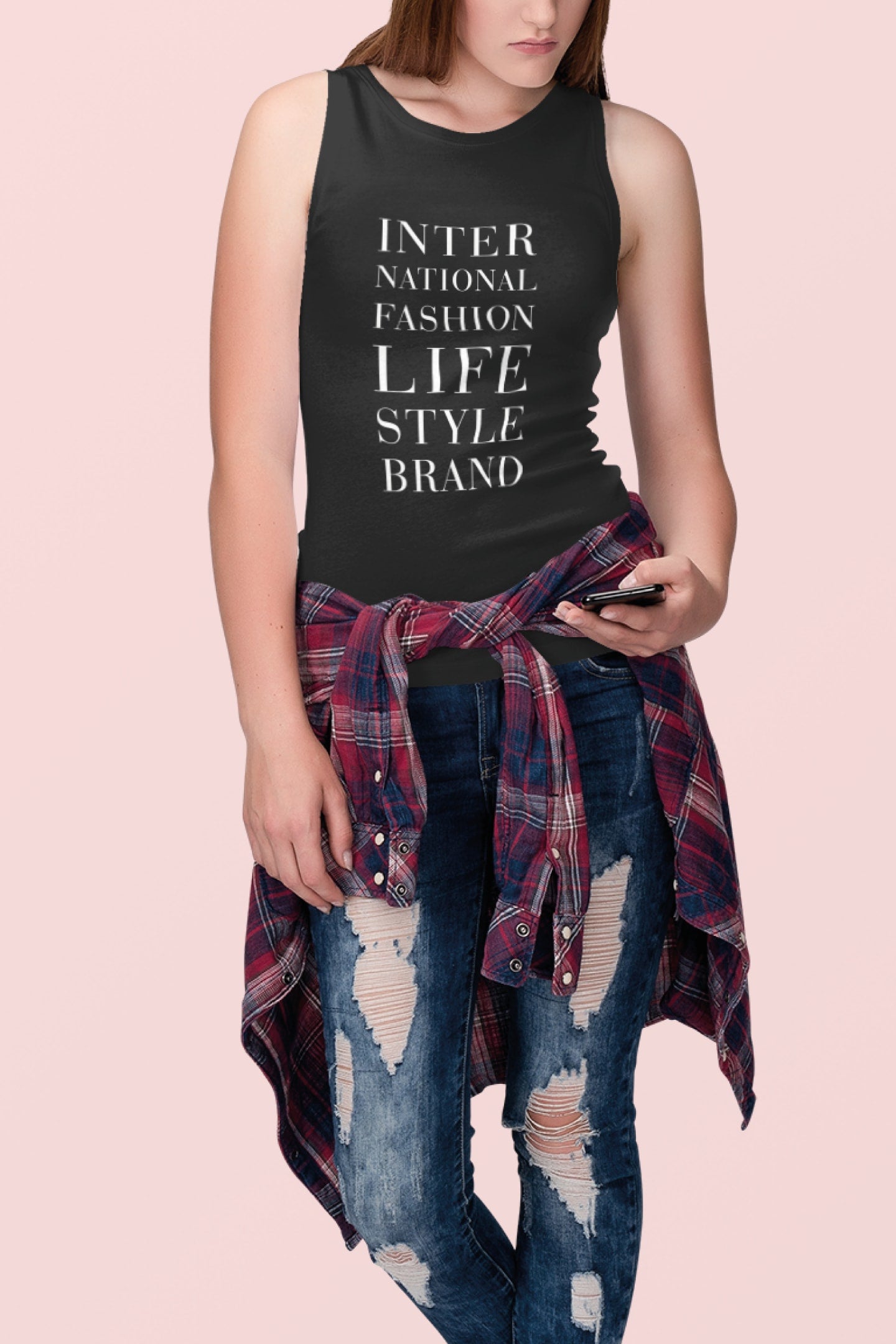 International Fashion Muscle Tank (Women’s) - Black Heather / S - Clothing