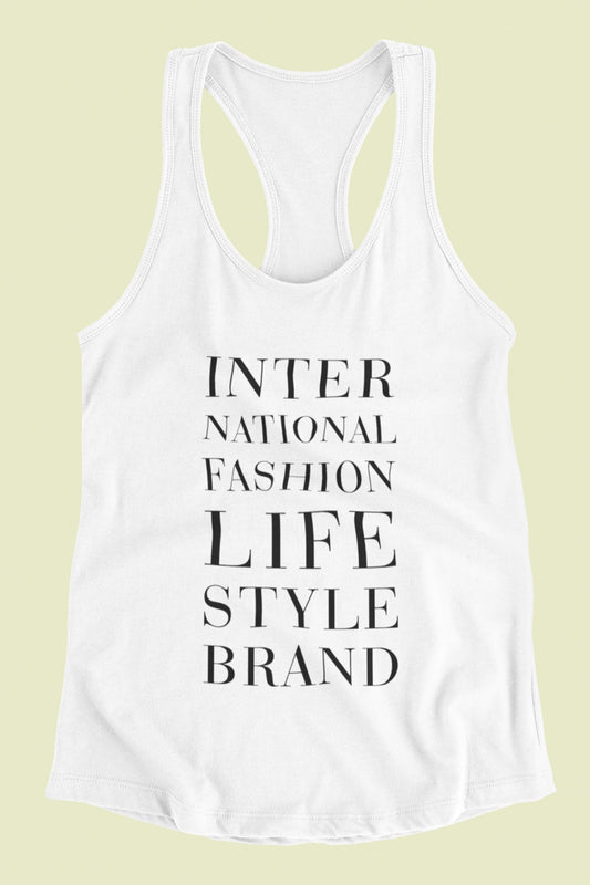 #TEAMSONJA International Fashion Lifestyle... Women’s Racerback Tank