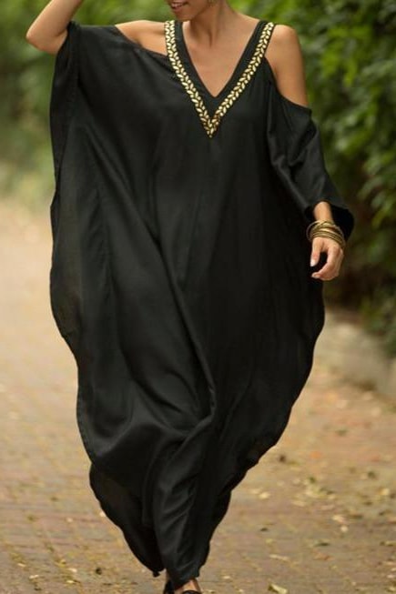 Isla Cold Shoulder Beach Dress - Clothing