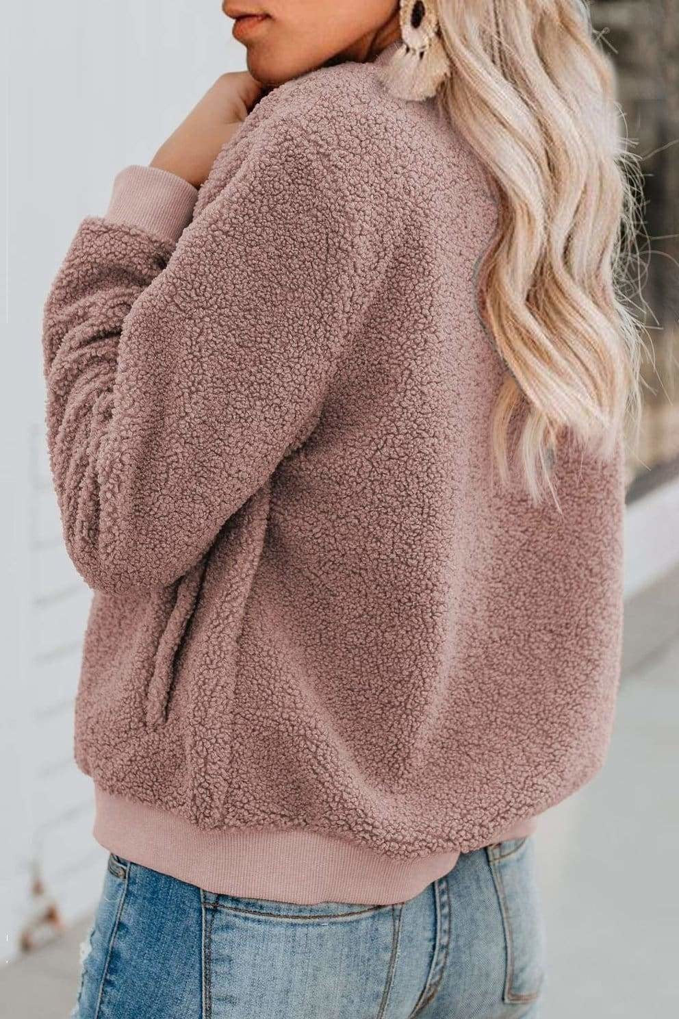 Jace Teddy Bomber Jacket - Jackets