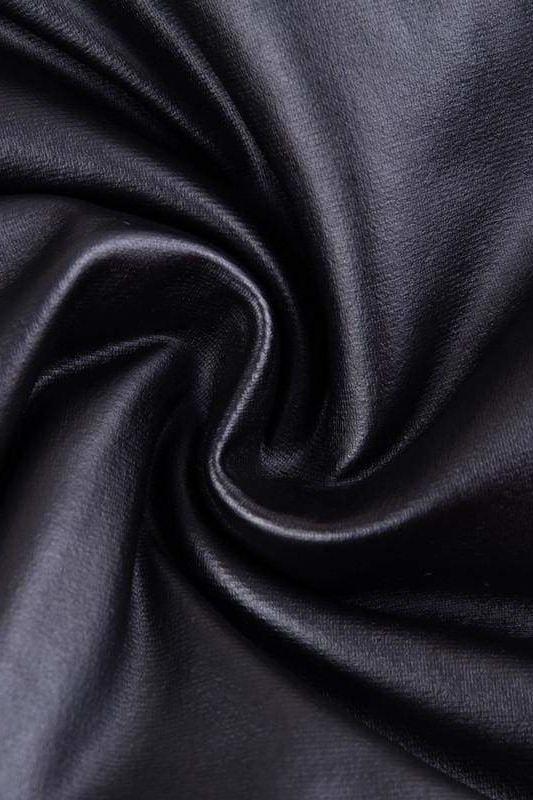 Jae High Waisted Bow Pleather Pants - Clothing