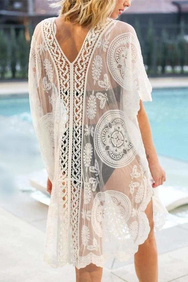 Jan Lace Cover Up - Cover-Ups