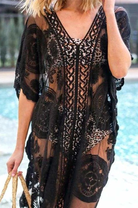 Jan Lace Cover Up - Cover-Ups