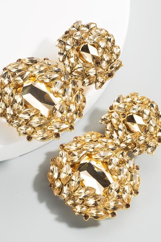 Joelle Jewel Dangle Earrings - Gold - Jewelry