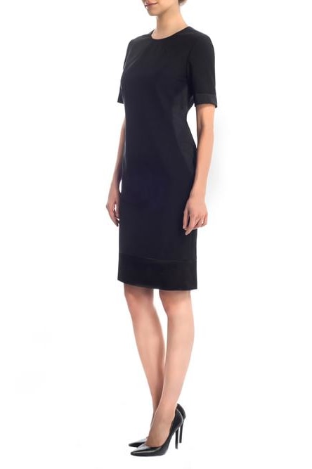 Light Weight Wool Shift (Black) - Clothing